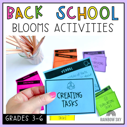 Back To School Creative Thinking Activities | Grades 3-6