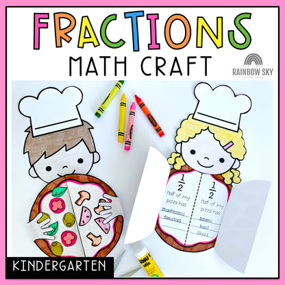 Fraction Craft | Fraction Pizzas | Kindergarten, Foundation, Prep