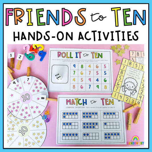 Friends To Ten Activities | Addition To 10 Math Centres