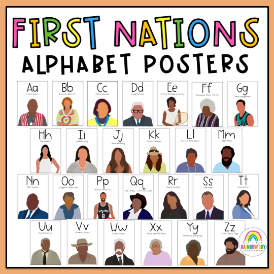 First Nations Alphabet Posters