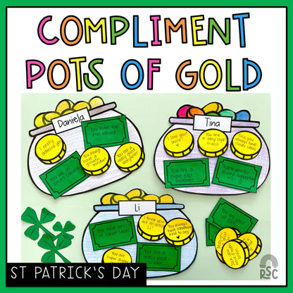 St Patrick's Day Kindness Lesson - Pot of Compliment Craft