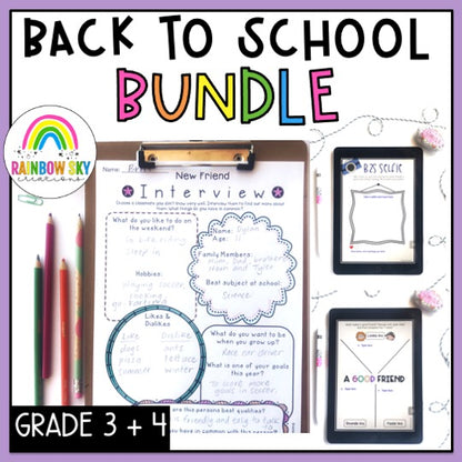 Back To School BUNDLE | Years 3-4