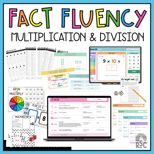 Multiplication and Division Fact Fluency Pathway - Year long Program