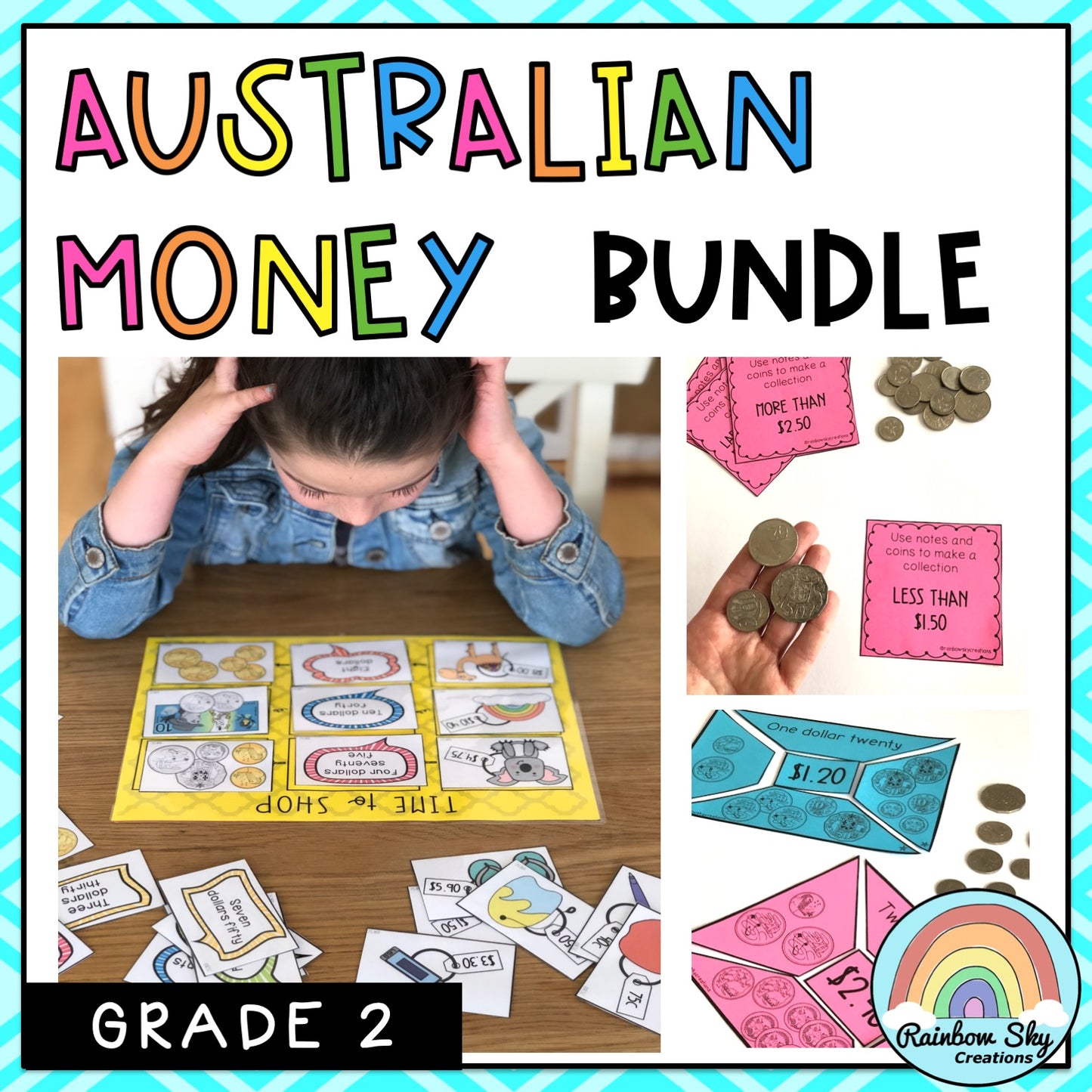 Australian Money BUNDLE | Aussie Money Activities | Year 2