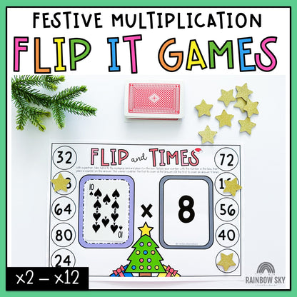 Christmas Multiplication Fluency | Times Table Game x2 To x12