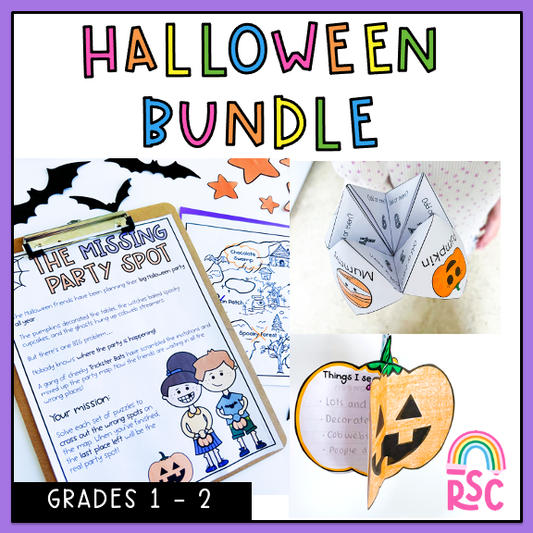 Halloween Bundle for Grades 1-2