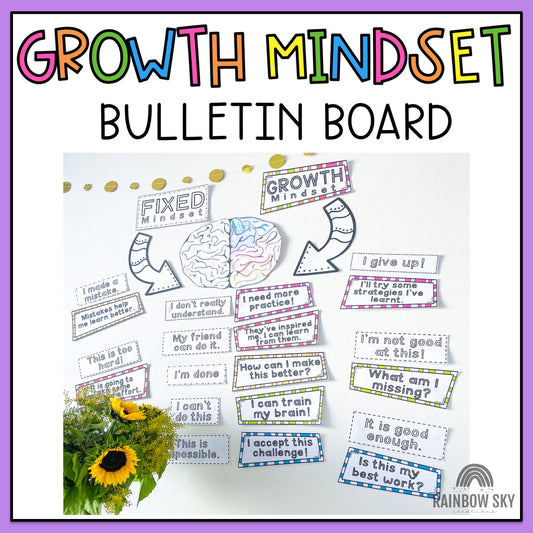 Growth Mindset Bulletin Board Display | Growth Mindset Posters