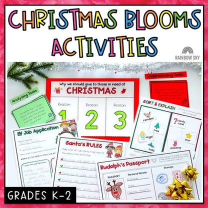 Christmas Activities | Creative Thinking Activities | Kindergarten - Grade 2 [Digital & Printable]