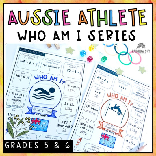 Olympic Games Maths Activity | Australian Athletes | Years 5-6