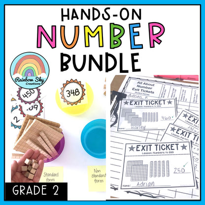 Hands-On Math BUNDLE | Math Centres | Grade 2