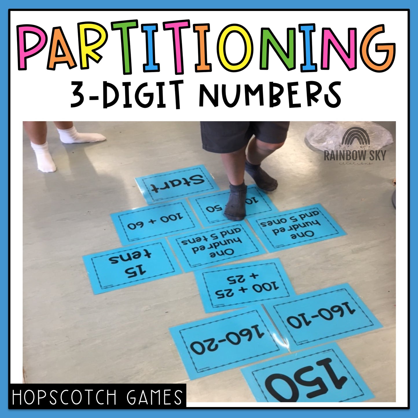 Partitioning Numbers Activity | Place Value Game Using 3-Digit Numbers | Year 2