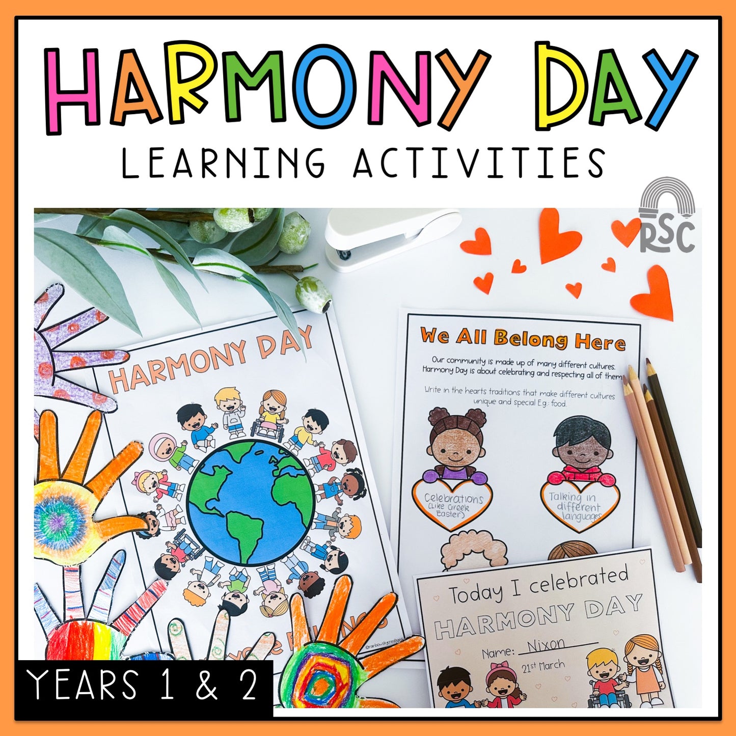 Harmony Day Pack (Grades 1-2)