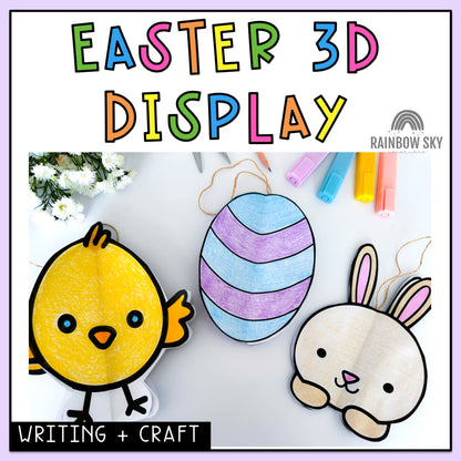 Easter Writing and Craft | Easter Bulletin Board