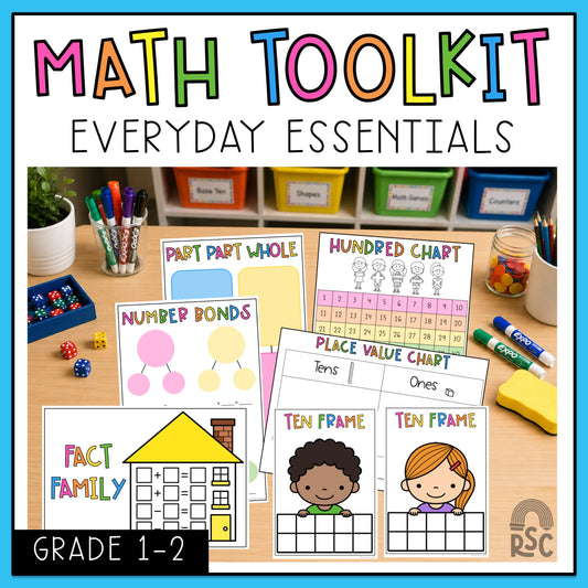 Math Toolkit Everyday Essentials for Number Grades 1-2