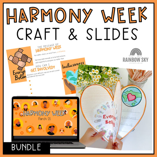 Harmony Week Bundle | Harmony Day Craft and PowerPoint