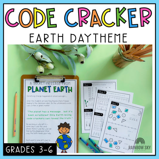 Earth Day Math Code Cracker | Earth Day Escape Room