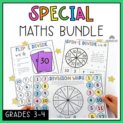 ⭐️LIMITED OFFER⭐️ Maths Bundle for Grades 3 + 4