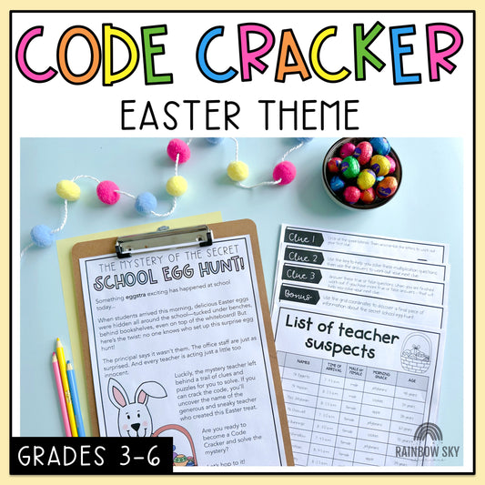 Easter Math Code Cracker | April Escape Room