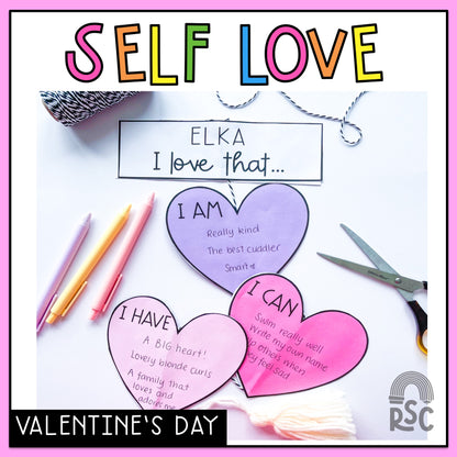 Self Love Heart Display - Valentine's Day Craft