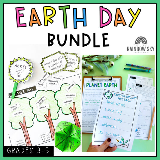 Earth Day BUNDLE | Earth Day Writing and Math Activities