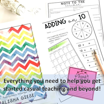 Casual Teaching Starter Kit [New Teacher, Substitute / Relief teaching]