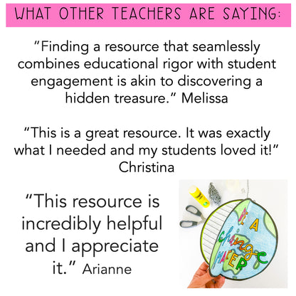 3D Seasonal Craft BUNDLE Year Long Bulletin Board Activities - Writing Activities