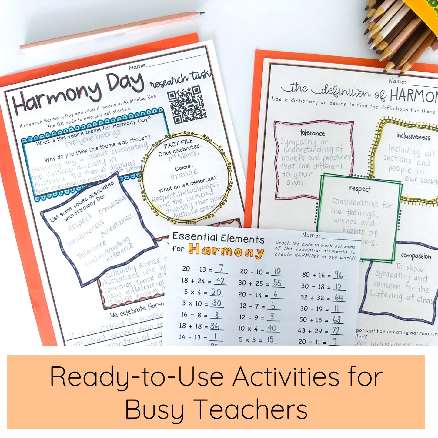 Harmony Day Pack (Grades 5-6)