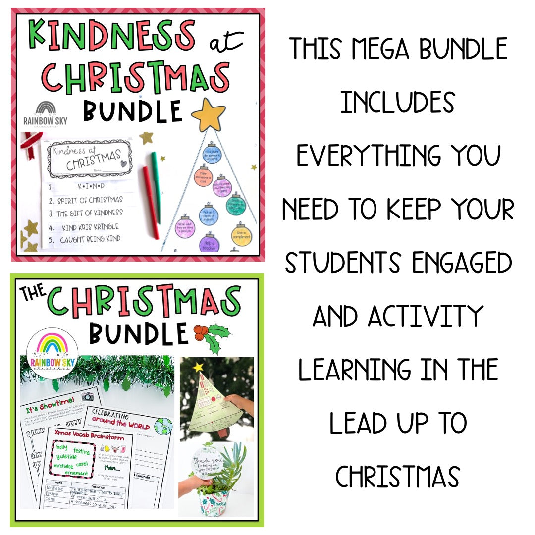 Christmas MEGA BUNDLE | End Of Year Christmas Activities