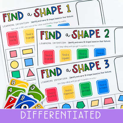 UNO Card Games | Math Centres | Grades 1-2 [VERSION 3]