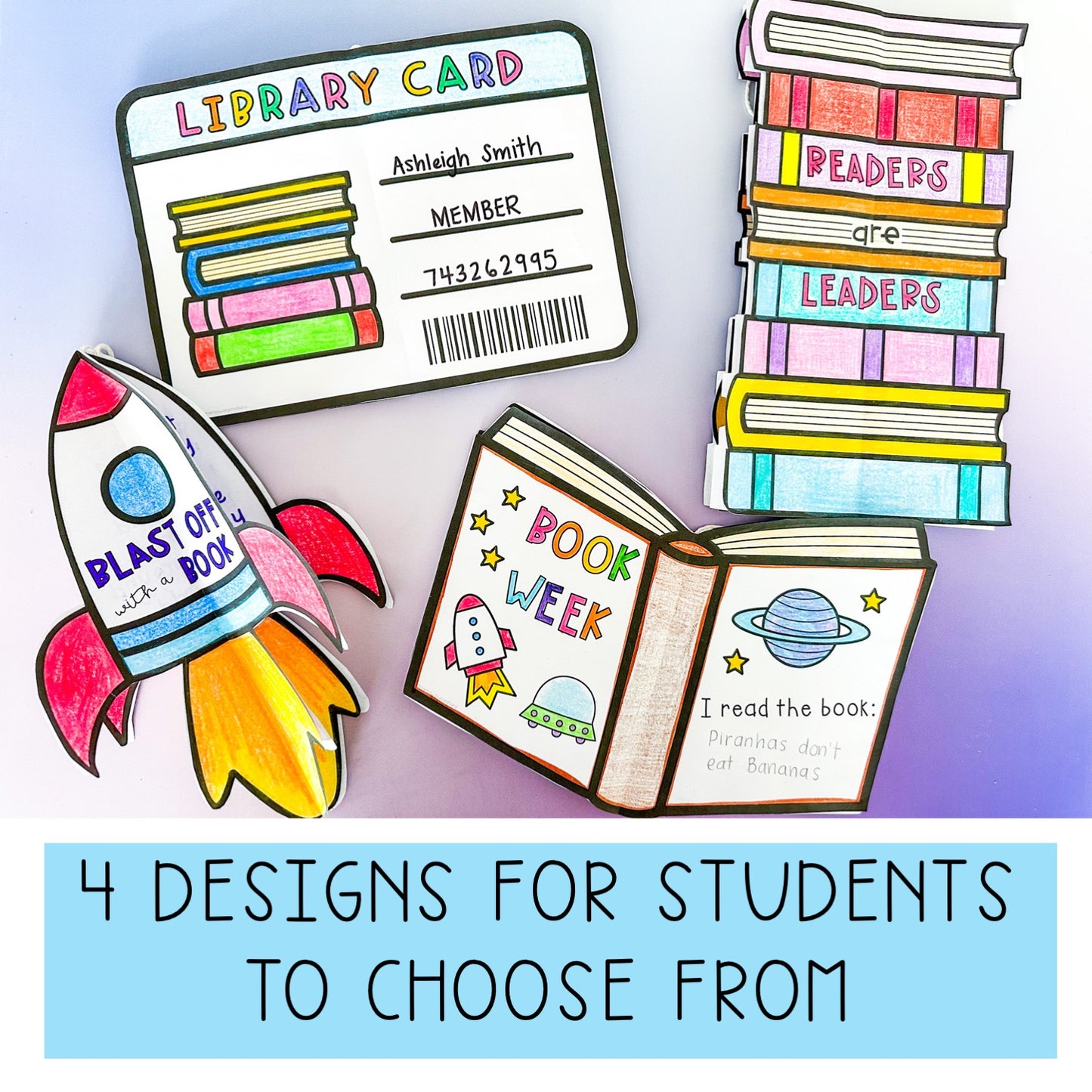 Book Week Craft | Reading Reflection Activity