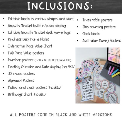 Classroom Decor BUNDLE [Pastel Theme]