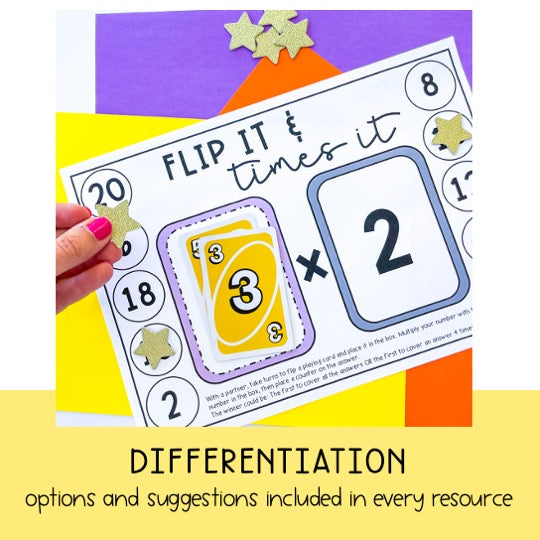 Flip It Fluency Games BUNDLE | Addition, Subtraction, Multiplication & Division