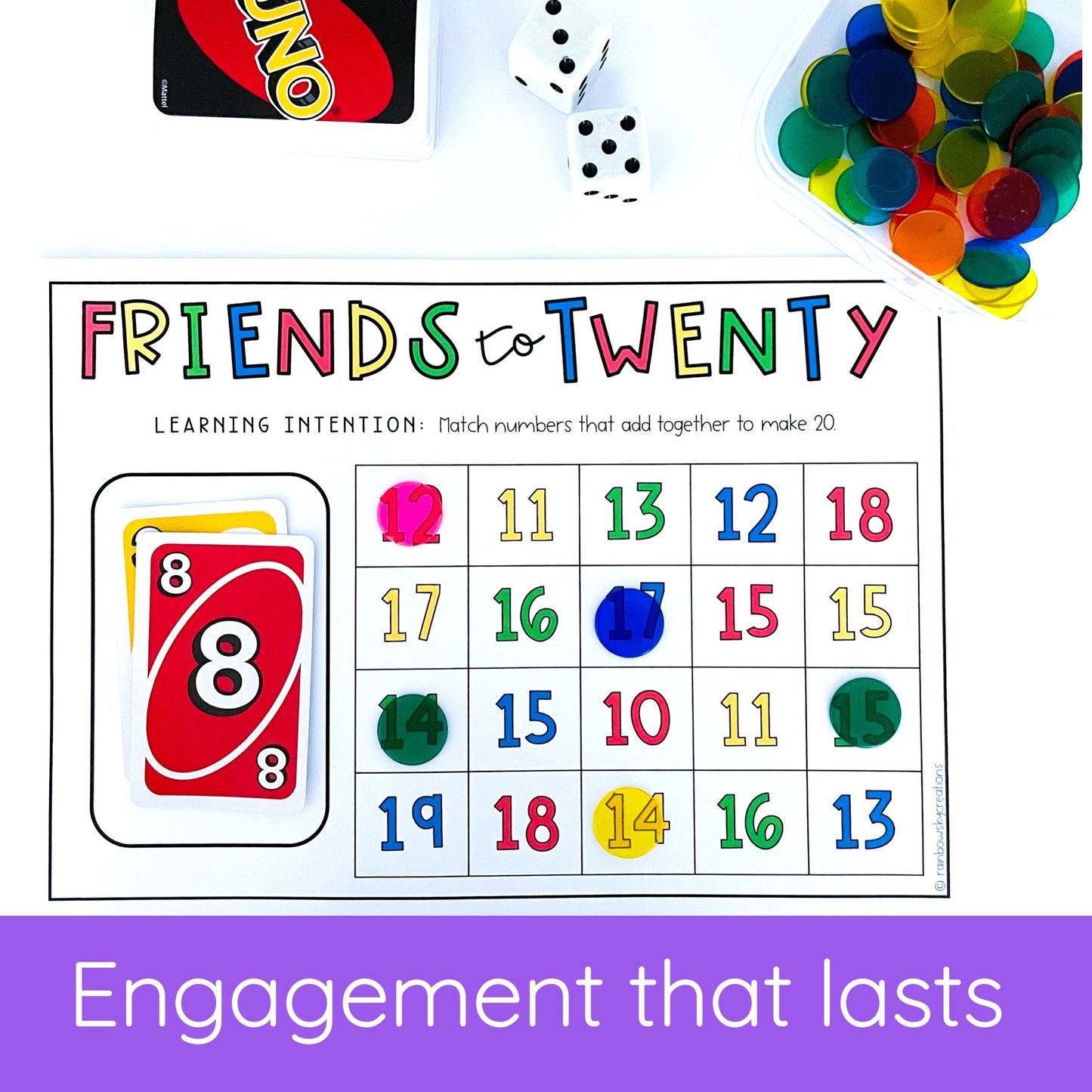 UNO Card Games - Grades 1-2 (VERSION 1)