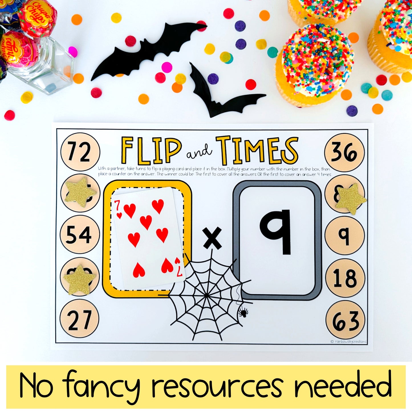 Halloween Multiplication & Division Games (Grades 3 - 5)