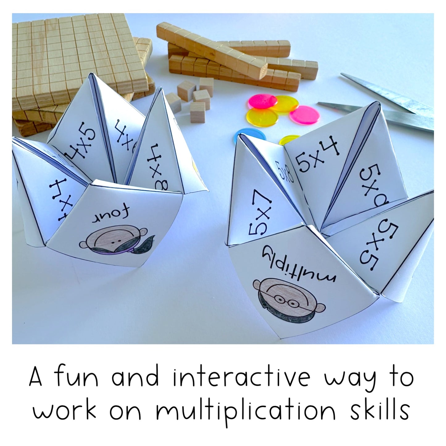 Multiplication Chatterboxes | Times Table Fluency | Multiplication Practice