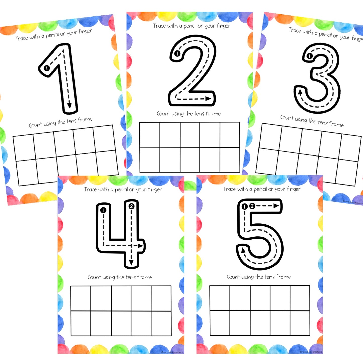 Number Tracing Mats | Kindergarten Math Centre | Kindergarten, Foundation, Prep