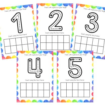 Number Tracing Mats | Kindergarten Math Centre | Kindergarten, Foundation, Prep