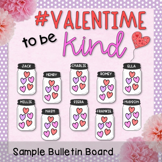 Valentine Kindness Activity | Compliment Jars