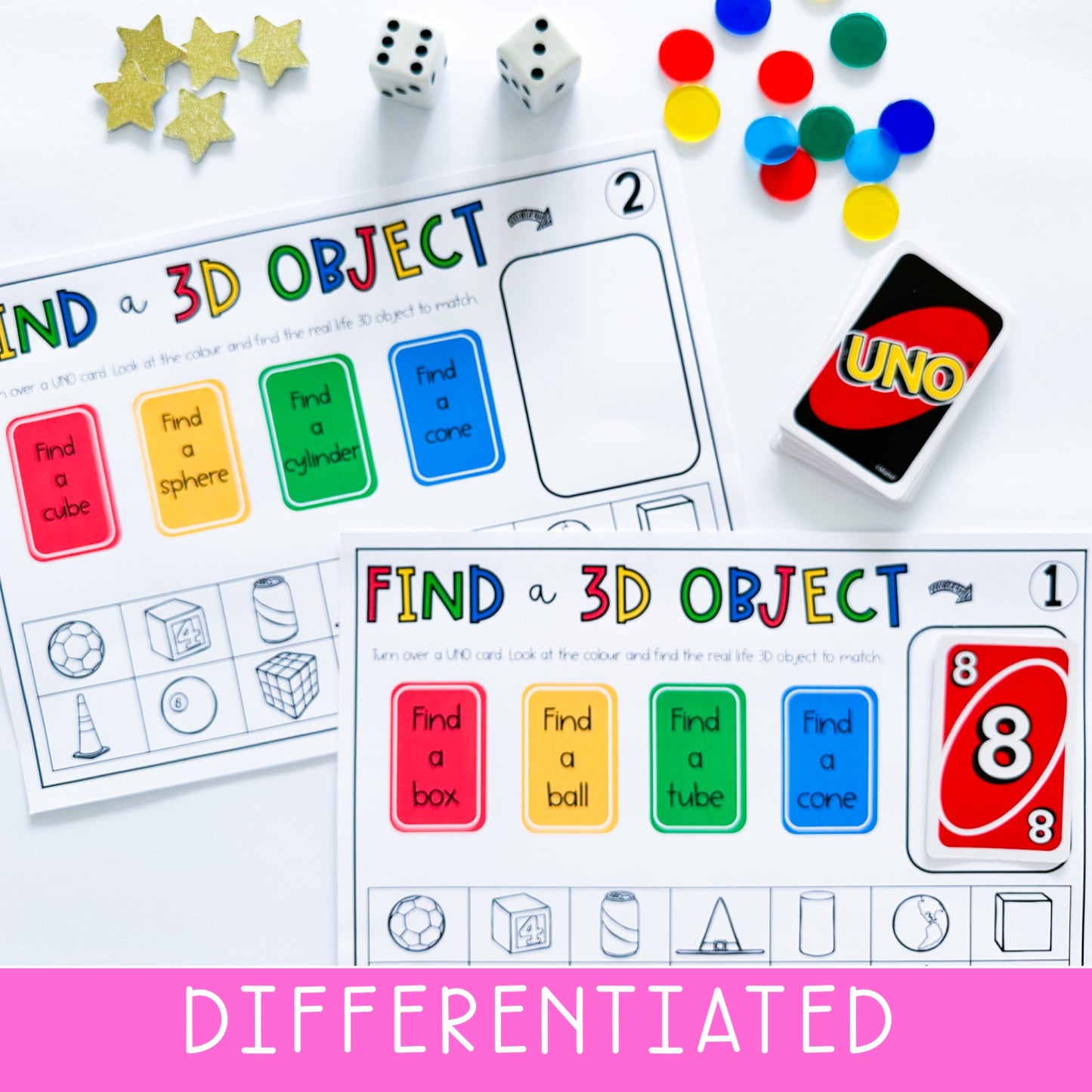UNO Card Games | Math Centres | Kindergarten, Foundation, Prep [VERSION 3]
