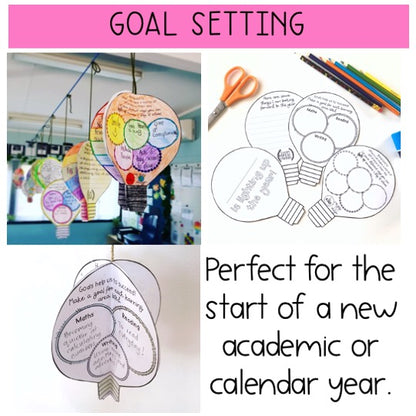 3D Seasonal Craft BUNDLE | Year Long Bulletin Board Activities | Writing Activities