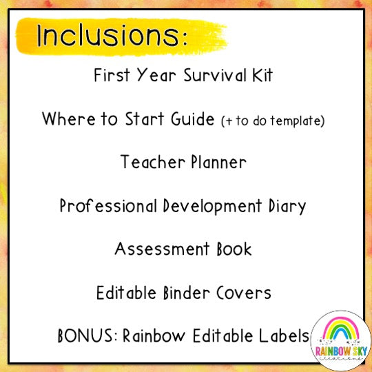 First Year Teacher Survival BUNDLE | New Teacher | Australia