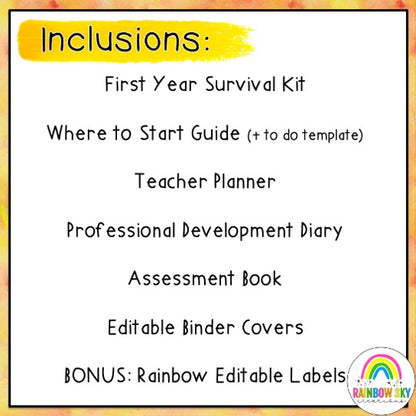 First Year Teacher Survival BUNDLE | New Teacher | Australia