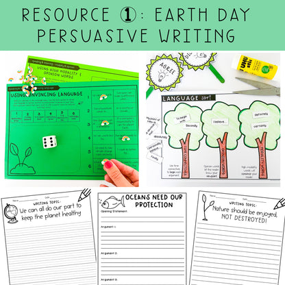 Earth Day BUNDLE | Earth Day Writing and Math Activities