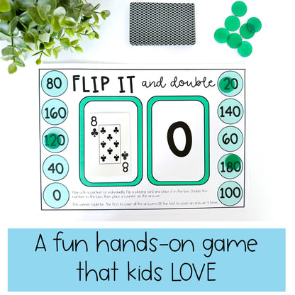 Doubles and Halves Flip it Games