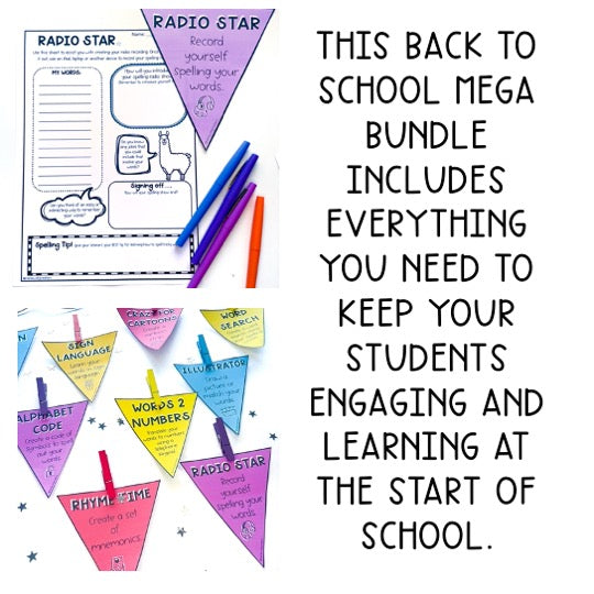 Back To School BUNDLE | Years 3-4