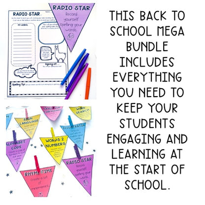 Back To School BUNDLE | Years 3-4