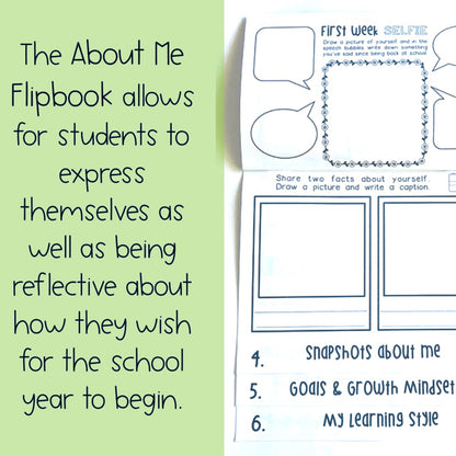 First Day Of School Flipbook BUNDLE | Back To school | Years 2-3 [Digital & Printable]