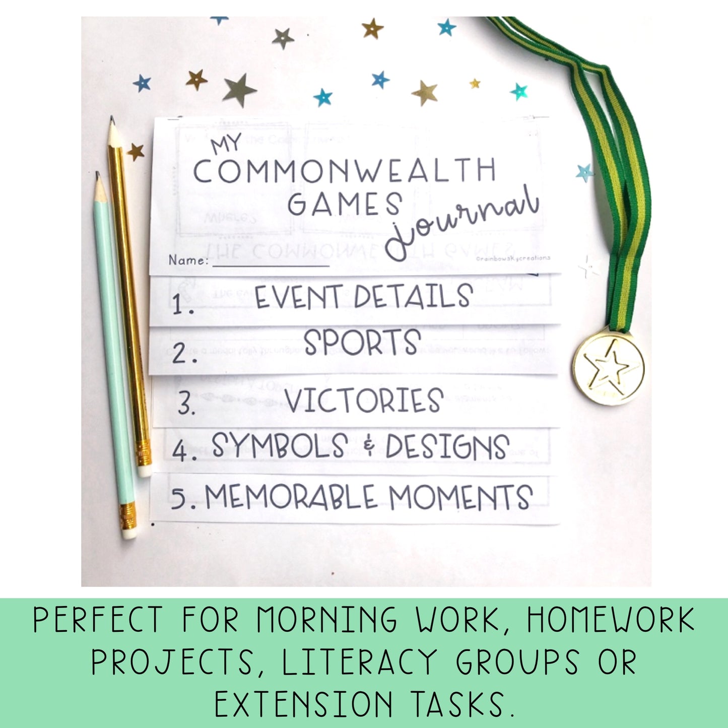 Commonwealth Games Journal | Grades 2-6