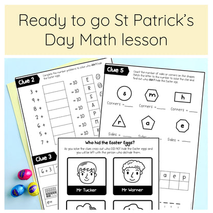 Easter Math Code Cracker -  Escape Room (Grade 1 & 2)