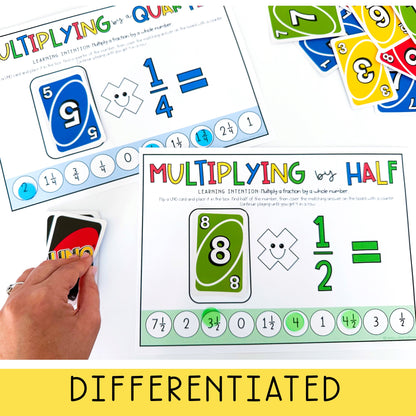 UNO Math Games - Grades 3-4 (Version 4)